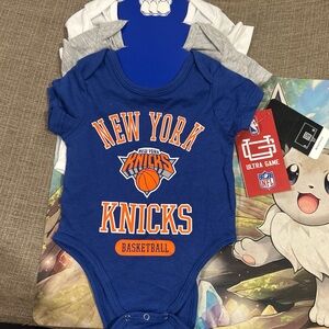 NBA Ultra Game Royal Blue 3-Piece Baby Creeper Set